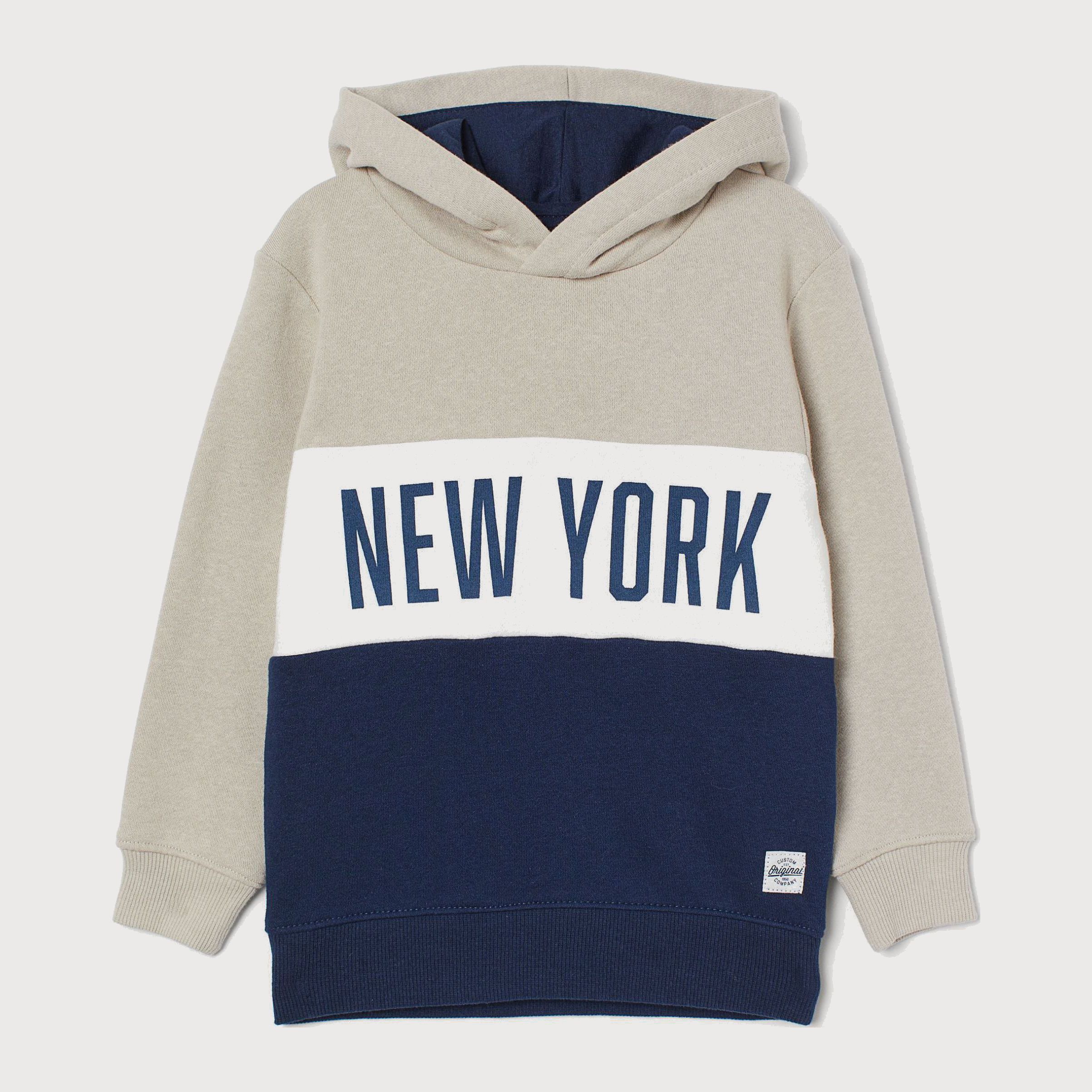 

Худи H&M 0791486 new york 110-116 см Бежевое