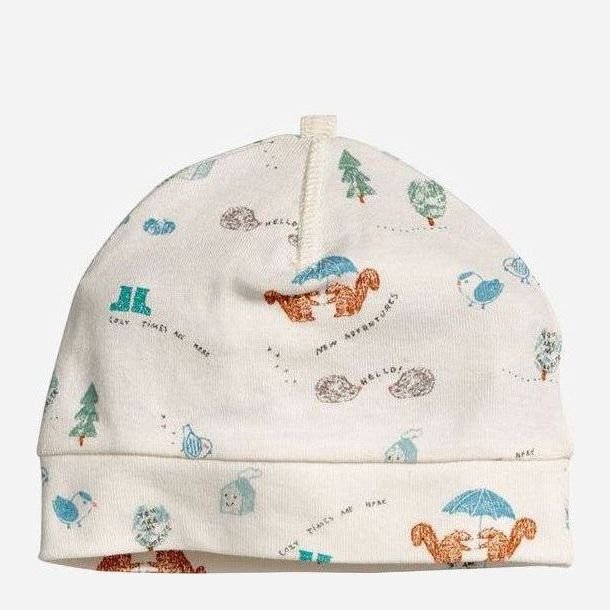 

Шапочка H&M 511245 34 см Бежевая