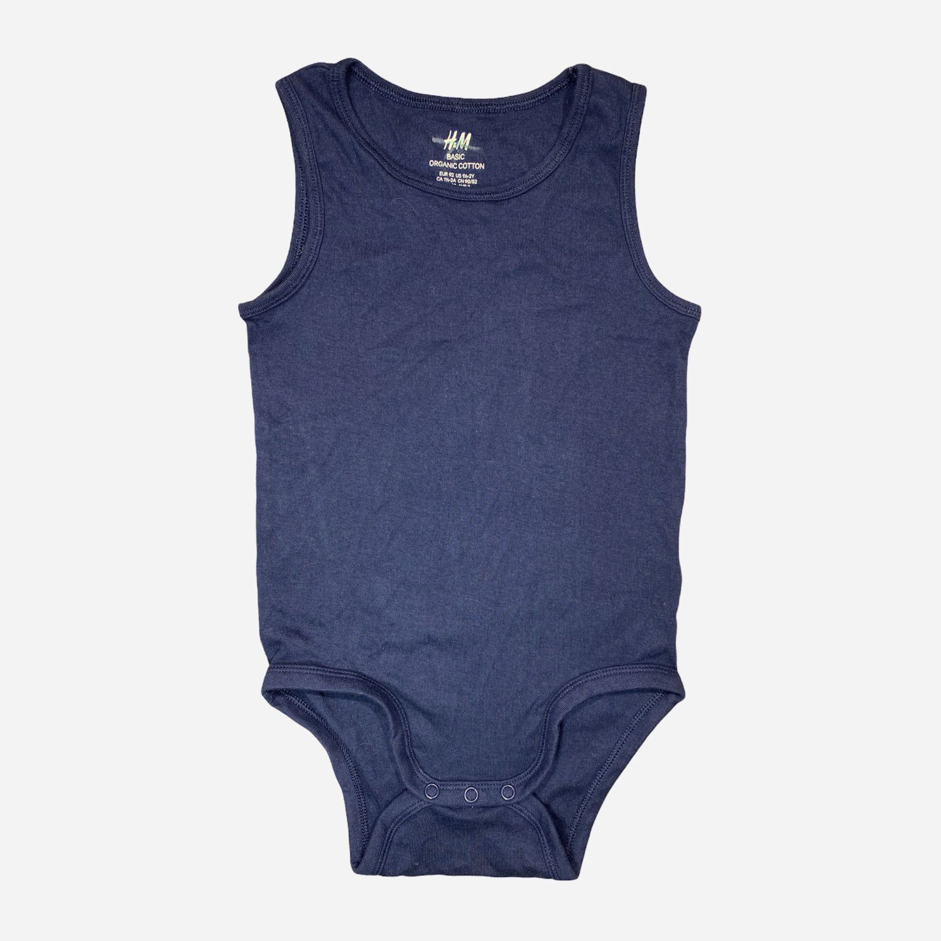 

Боди-майка H&M 462435 62 см Синяя