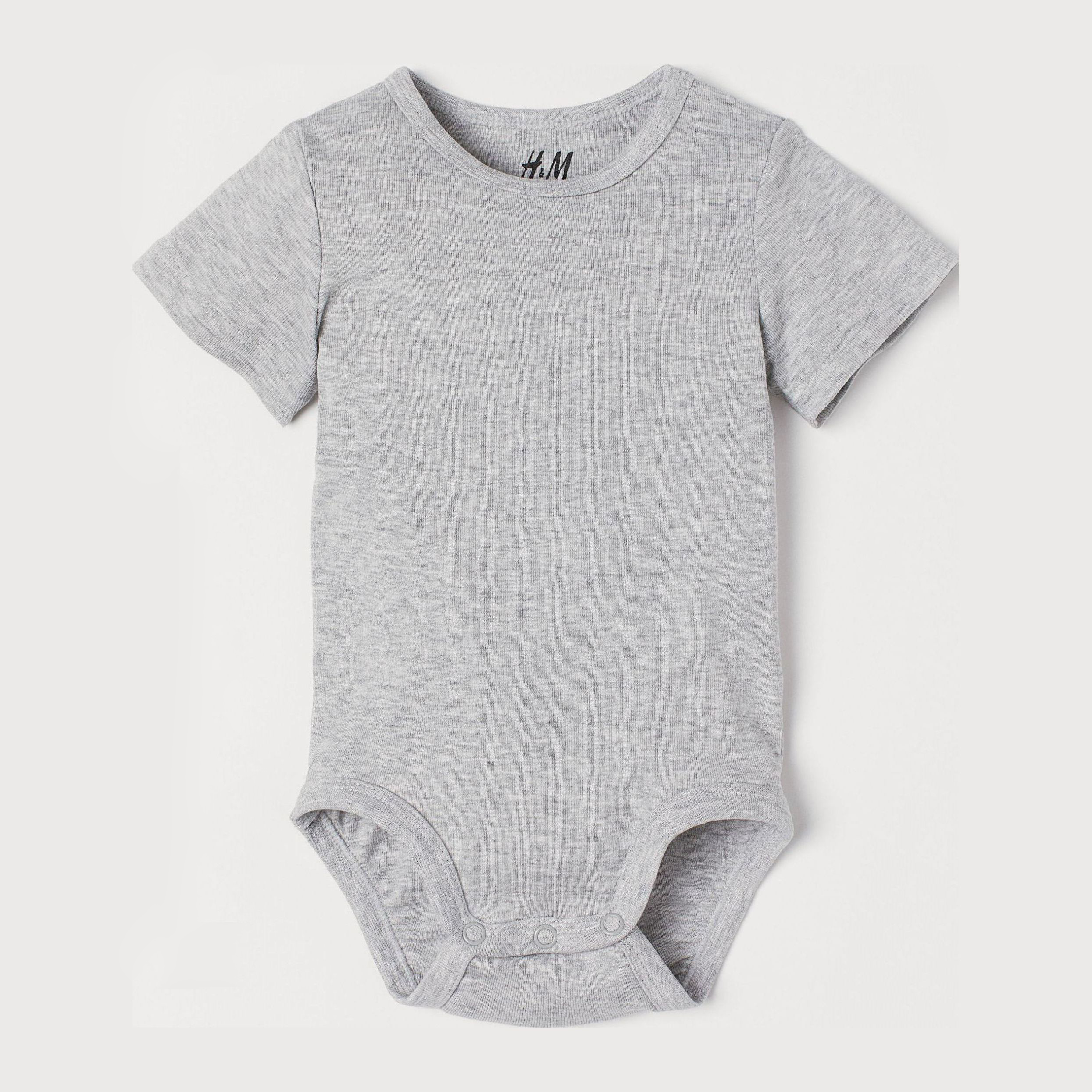 

Боди-футболка H&M 738686 68 см Серая