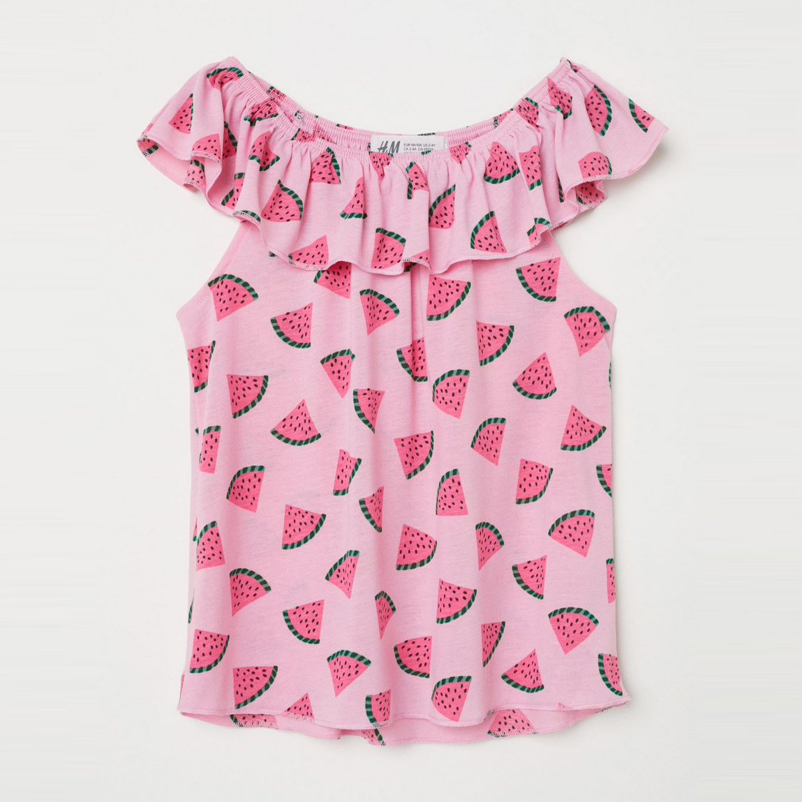 

Блуза H&M 583786 98-104 см Розовая
