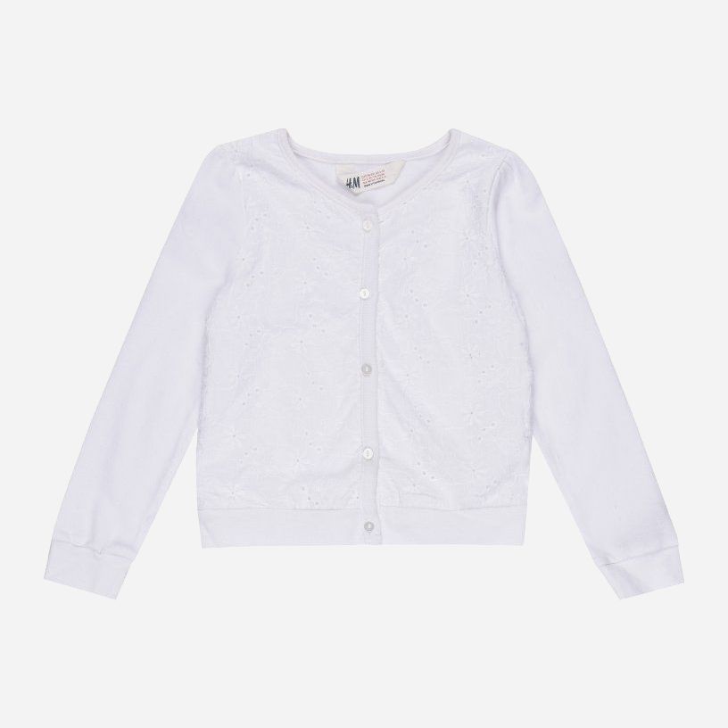 

Кардиган H&M 211535 98-104 см Белый