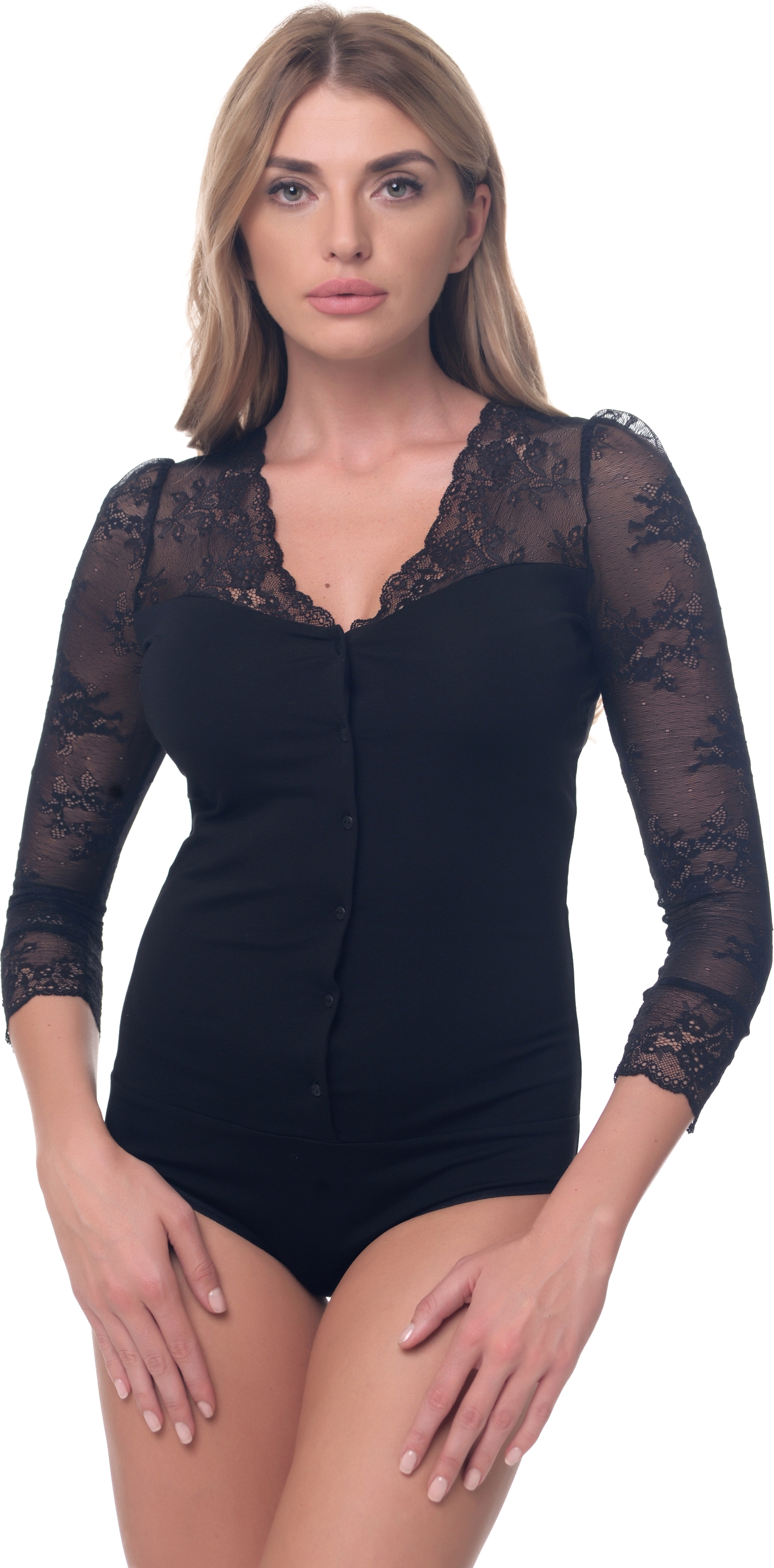 

Боди-блузка AREFEVA L5243  (44) Black, Боди-блузка AREFEVA L5243 S (44) Black