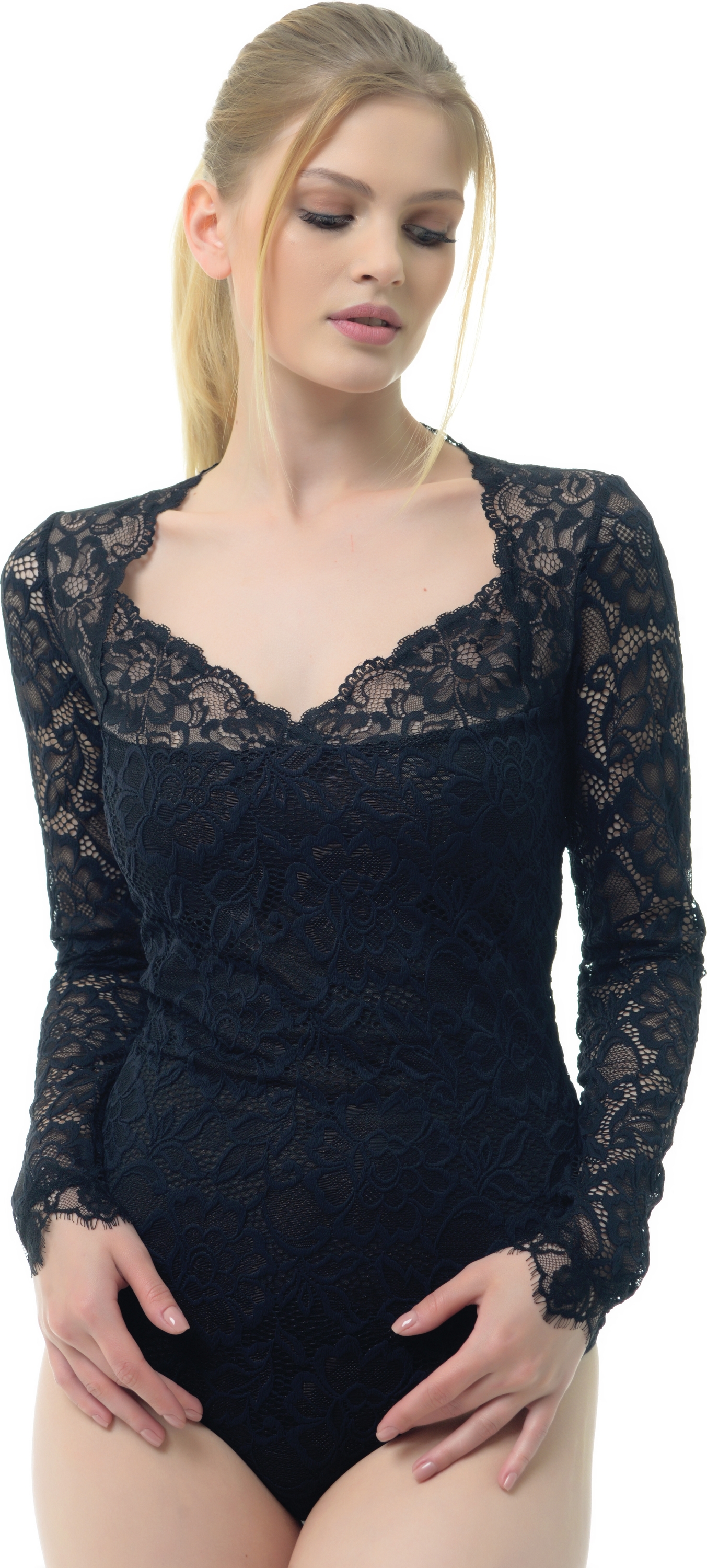 

Боди-блузка AREFEVA L5217  (46) Black, Боди-блузка AREFEVA L5217 M (46) Black