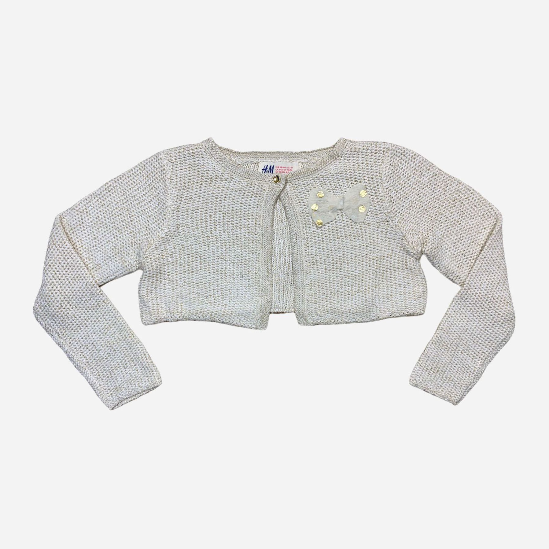 

Болеро H&M 348765 98-104 см Голубое