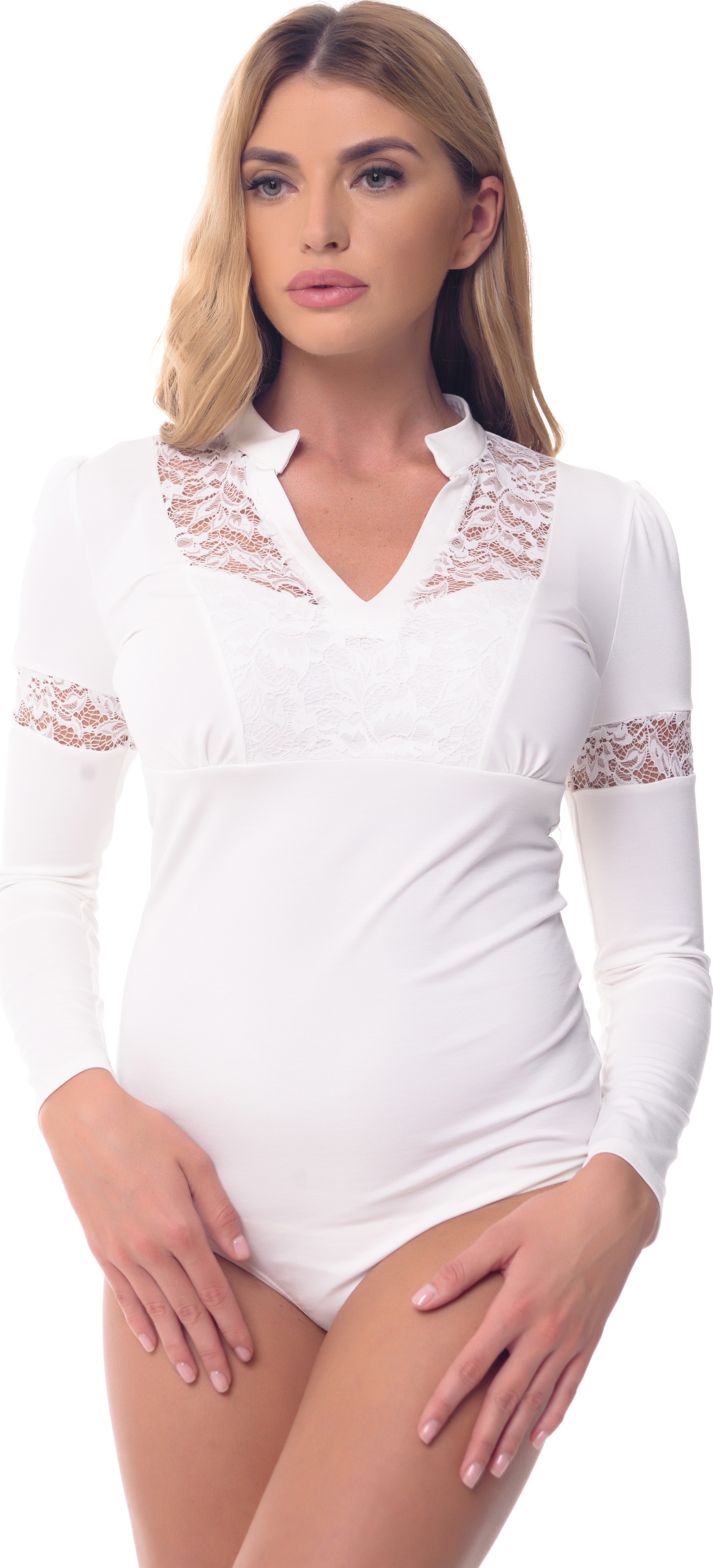 

Боди-блузка GENEVIE L5548 L (48) Light Yellow
