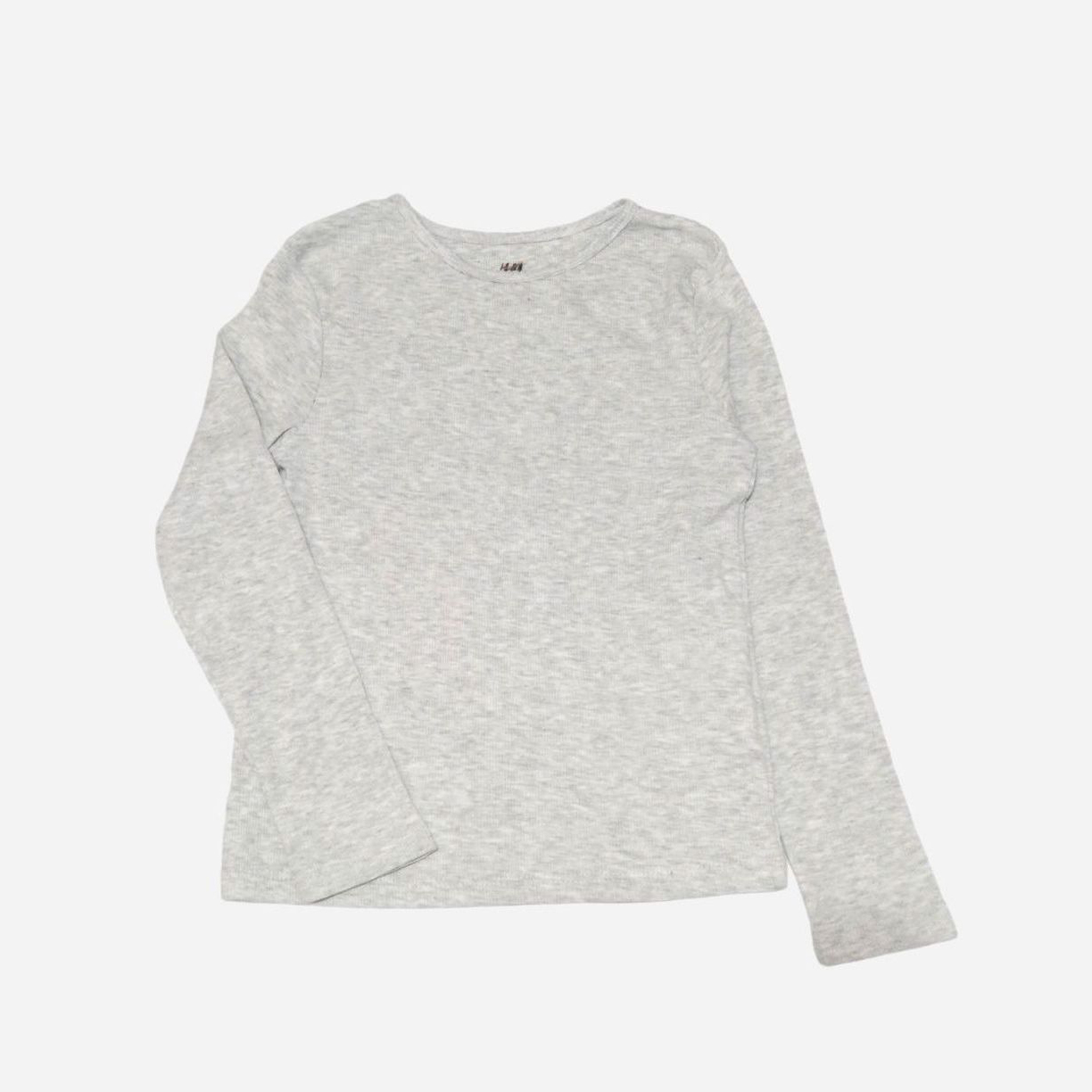 

Футболка с длинными рукавами H&M 816754 110-116 см Серая