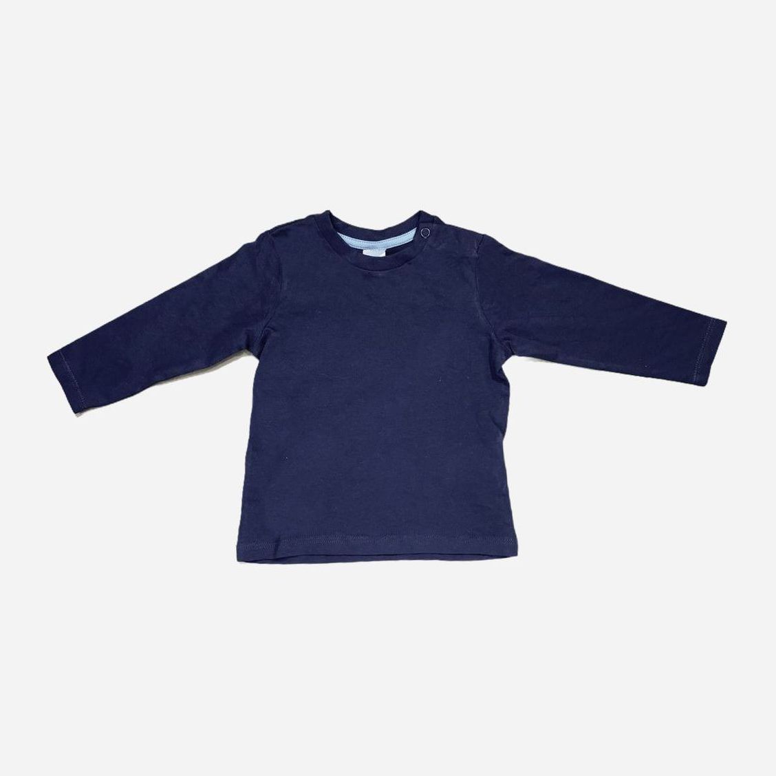 

Футболка с длинными рукавами H&M 802286 68 см Темно-синяя