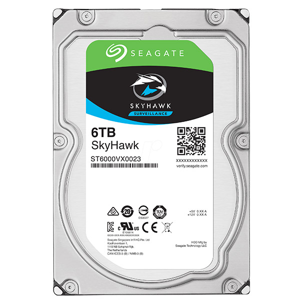 

Жесткий диск 6TB Seagate Skyhawk ST6000VX0023 для видеонаблюдения (106135)