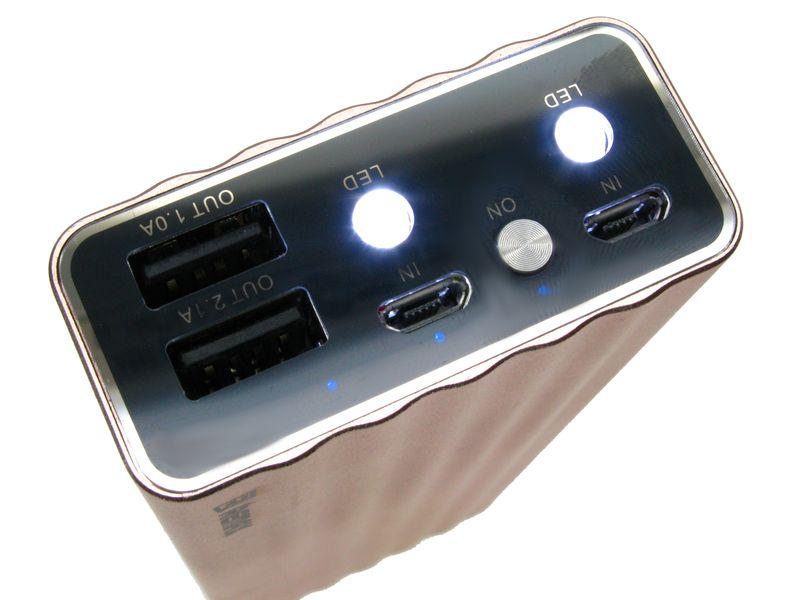 

Портативная батарея 20000 mAh Vanguard Remax RPP-15-Gold