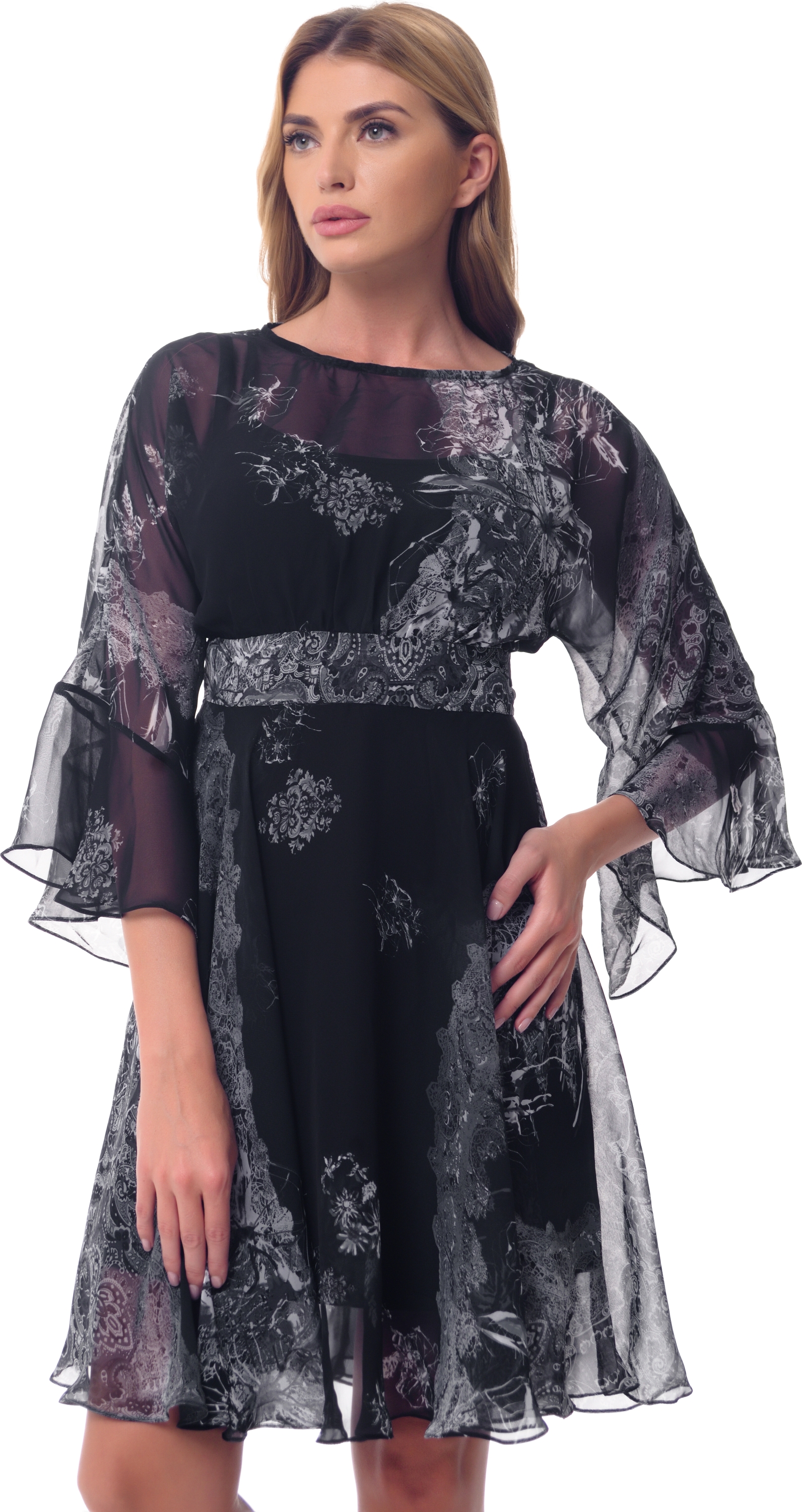 

Платье GENEVIE 09541 S (44) Black White
