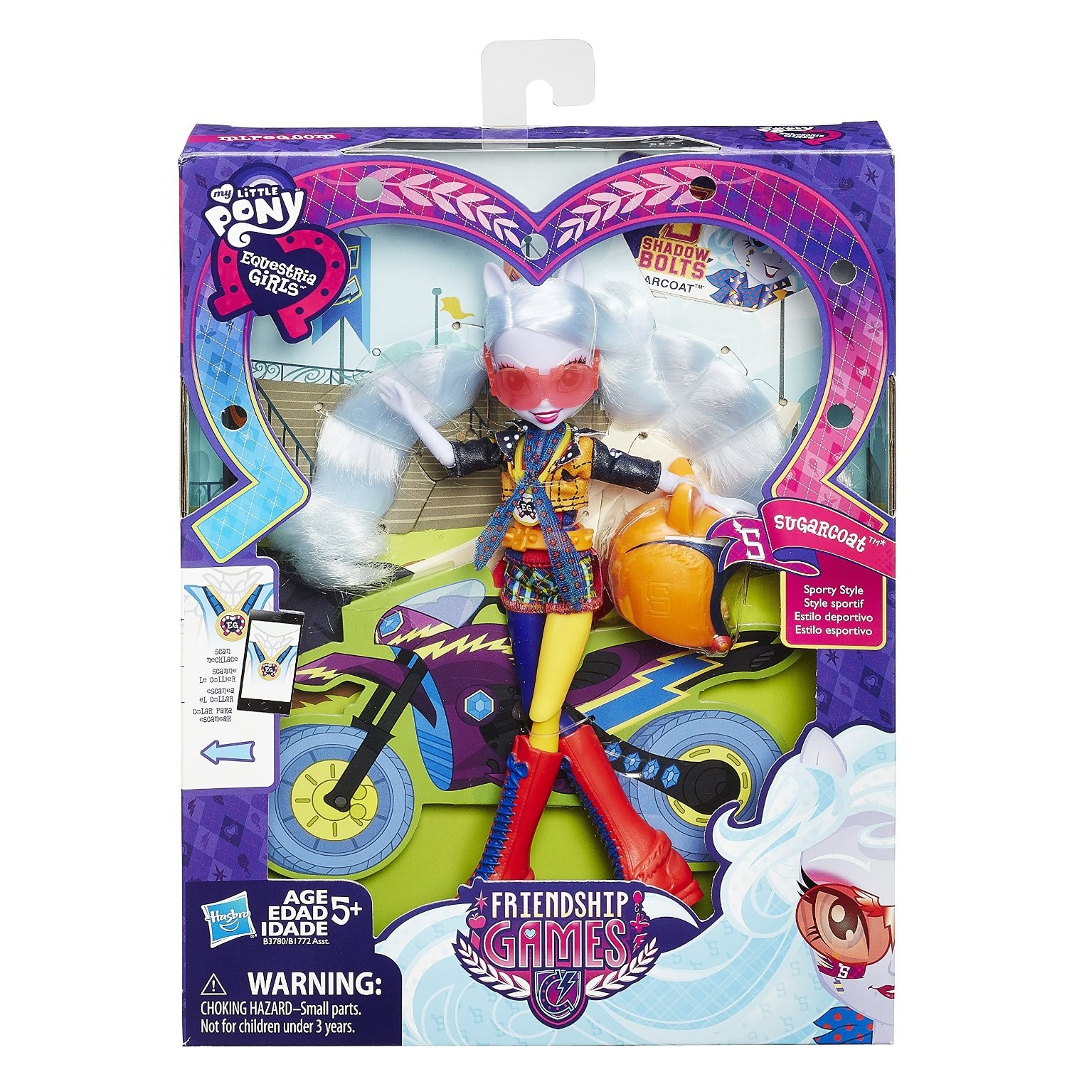 Кукла Шугаркоут Гонщица Девочки Эквестрии (My Little Pony Equestria Girls  Sugarcoat Sporty Style Motocross Doll) – фото, отзывы, характеристики в  интернет-магазине ROZETKA от продавца: Zaika | Купить в Украине: Киеве,  Харькове, Днепре,