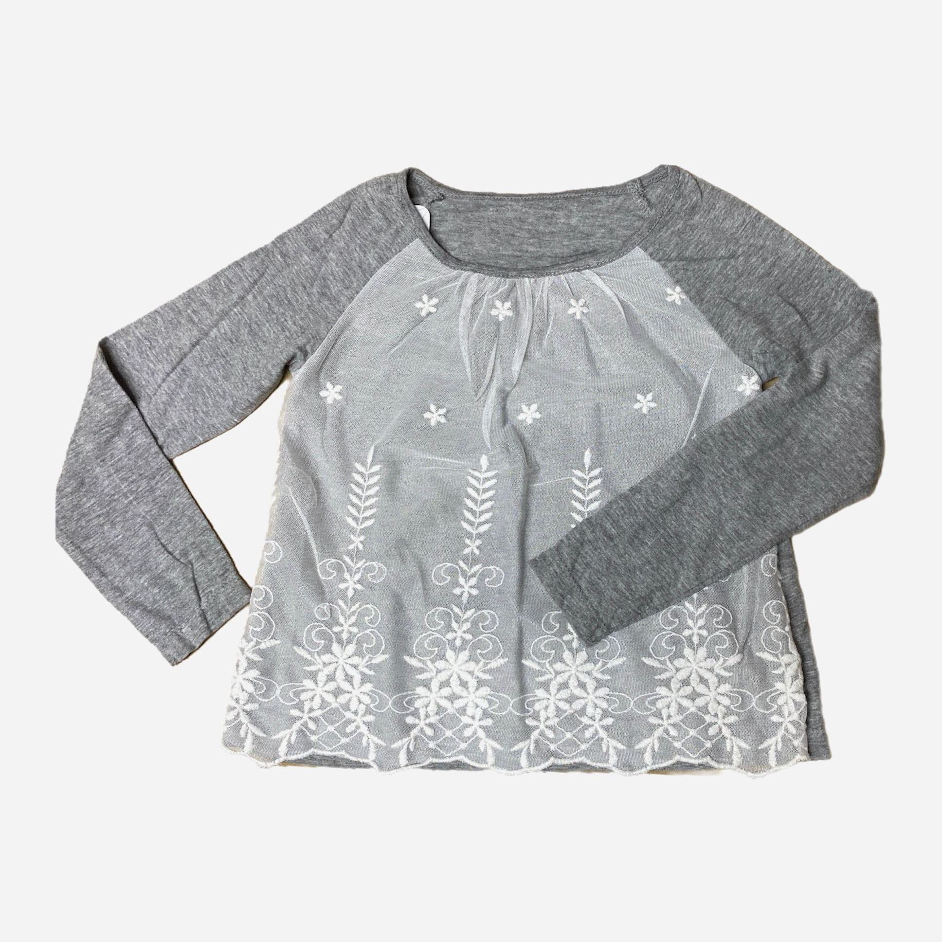 

Футболка с длинными рукавами H&M 0-1593 74 см Серая