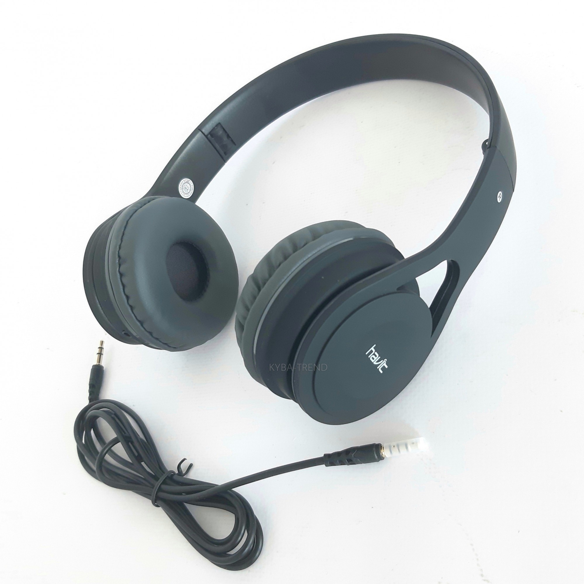 

Наушники накладные проводные с микрофоном Havit H2262D, Black