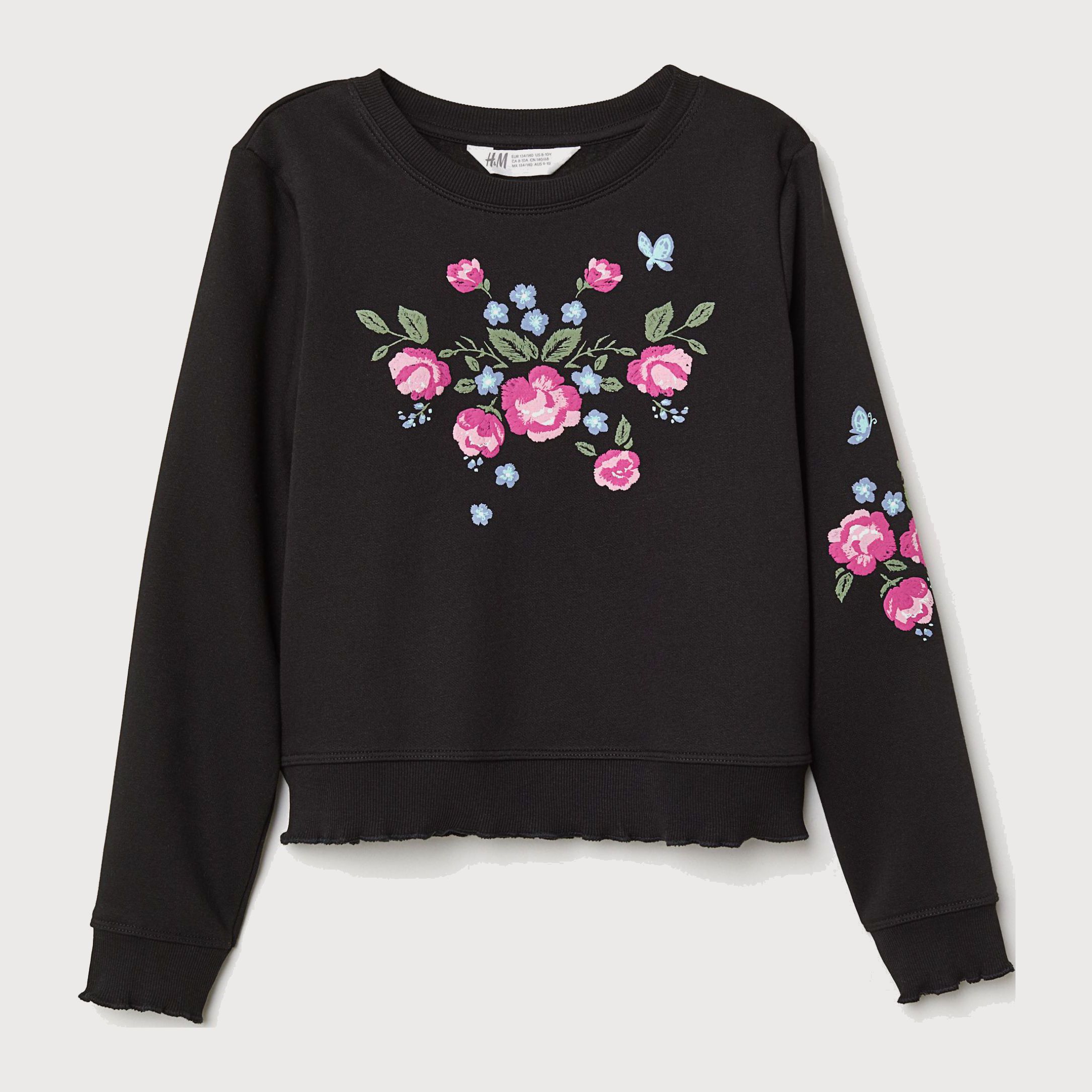 

Свитшот H&M 627047 146-152 см Черный