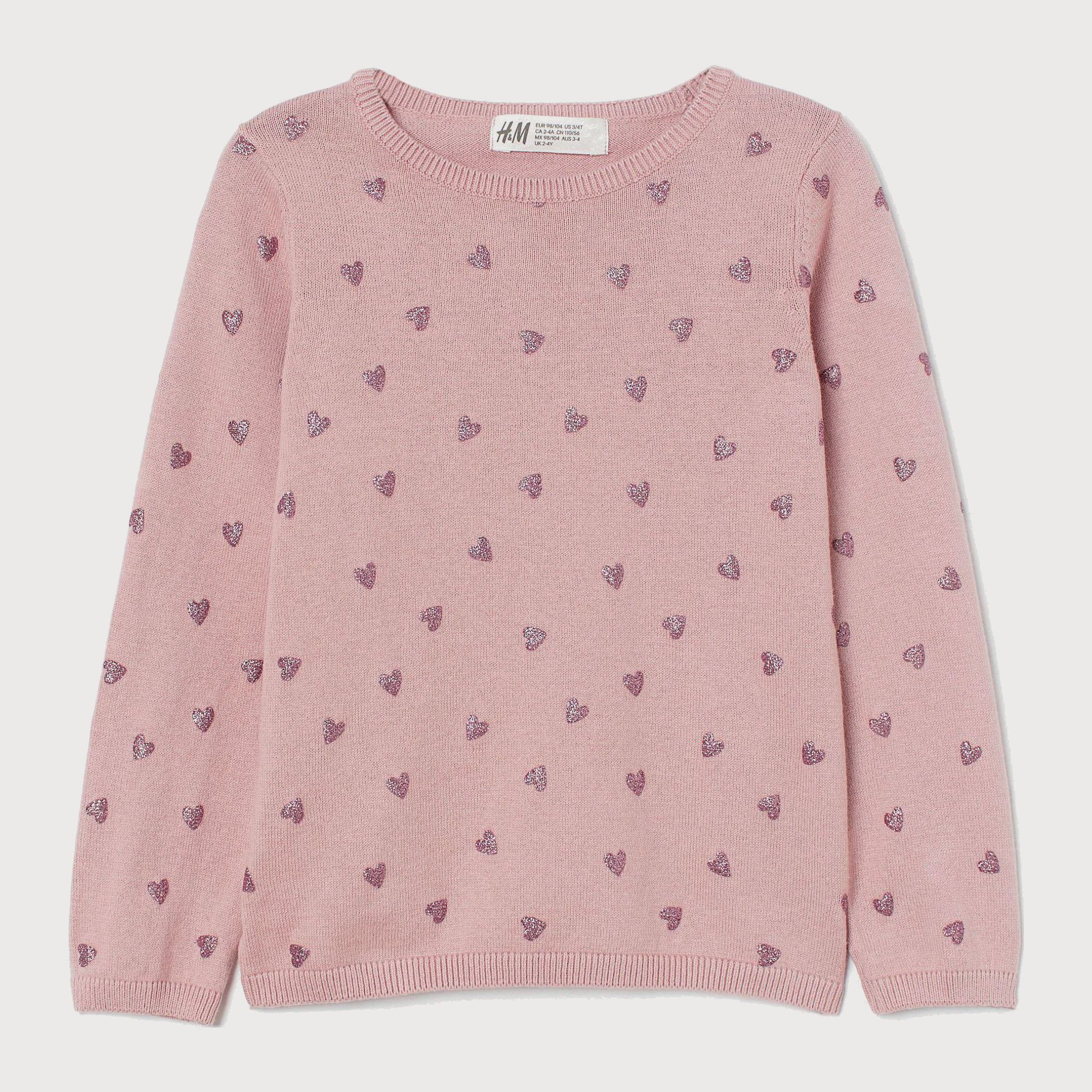 

Джемпер H&M 850137 122-128 см Розовый