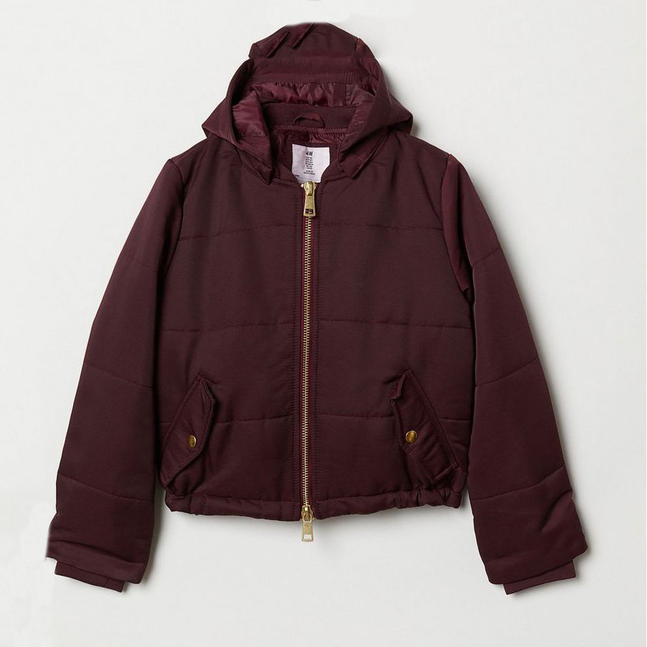 

Демисезонная куртка H&M 0648792 146 см Бордовая (KZ2000001050156)