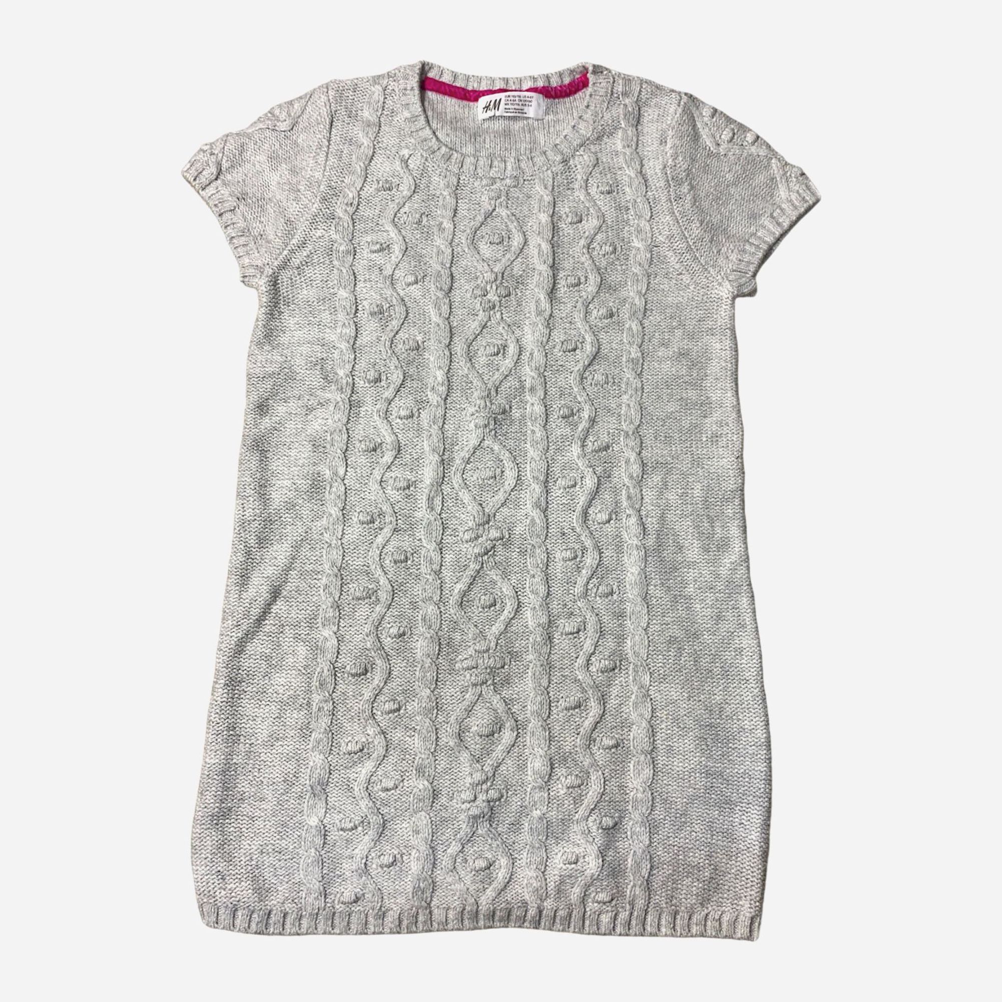 

Платье H&M 571465 110-116 см Серое (KZ2000001029770)