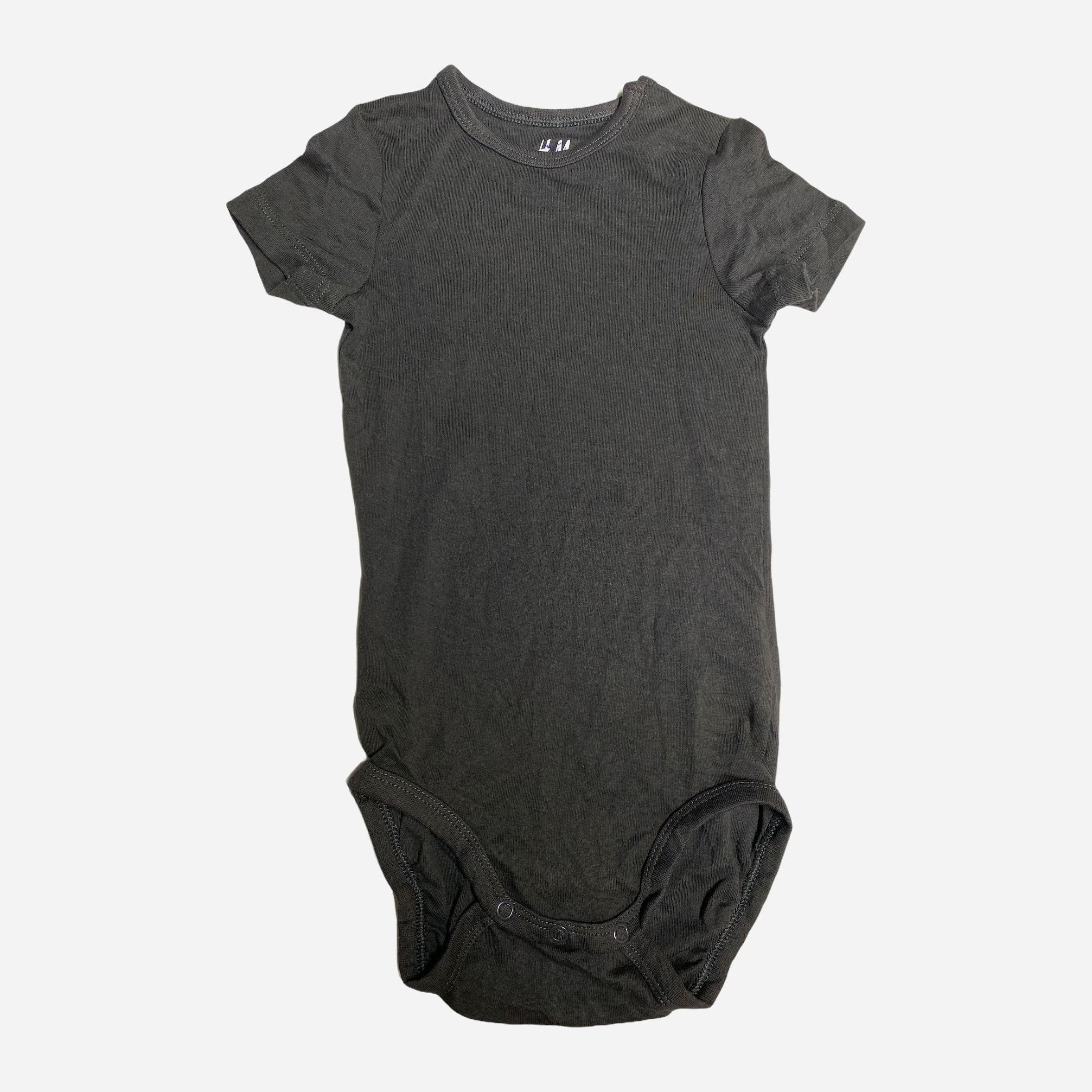

Боди-футболка H&M 347983 92 см Темно-серая