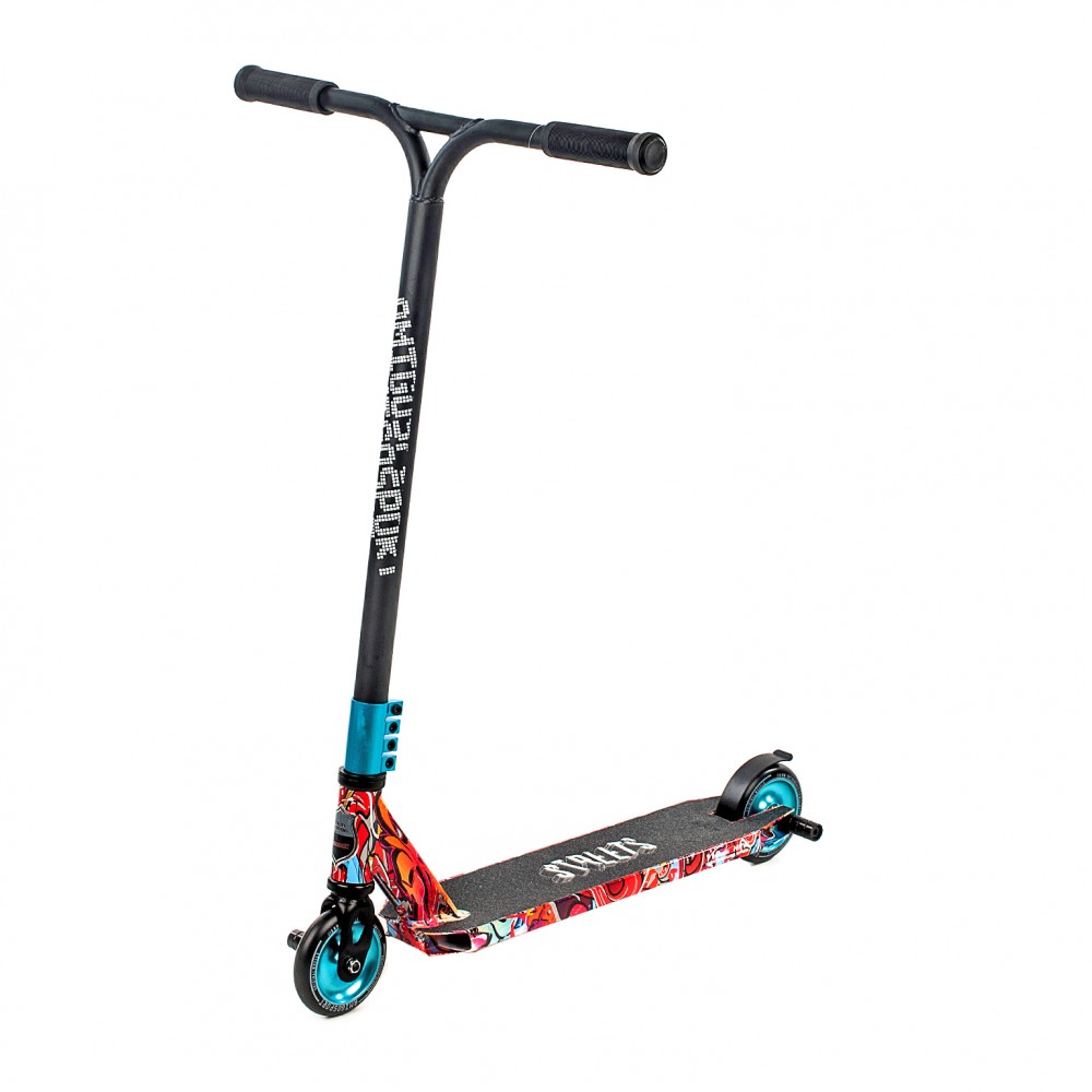 

Трюковый самокат Amigo Sport STREET WT с рулевой системой HIC + 2 пеги, Абстракция 1