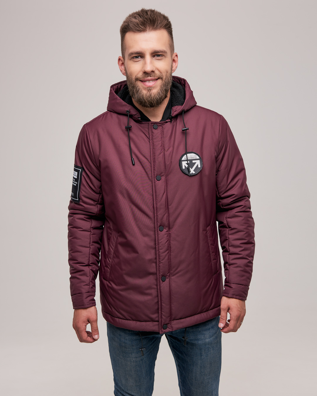 

Куртка Riccardo NY S (46) Бордовая