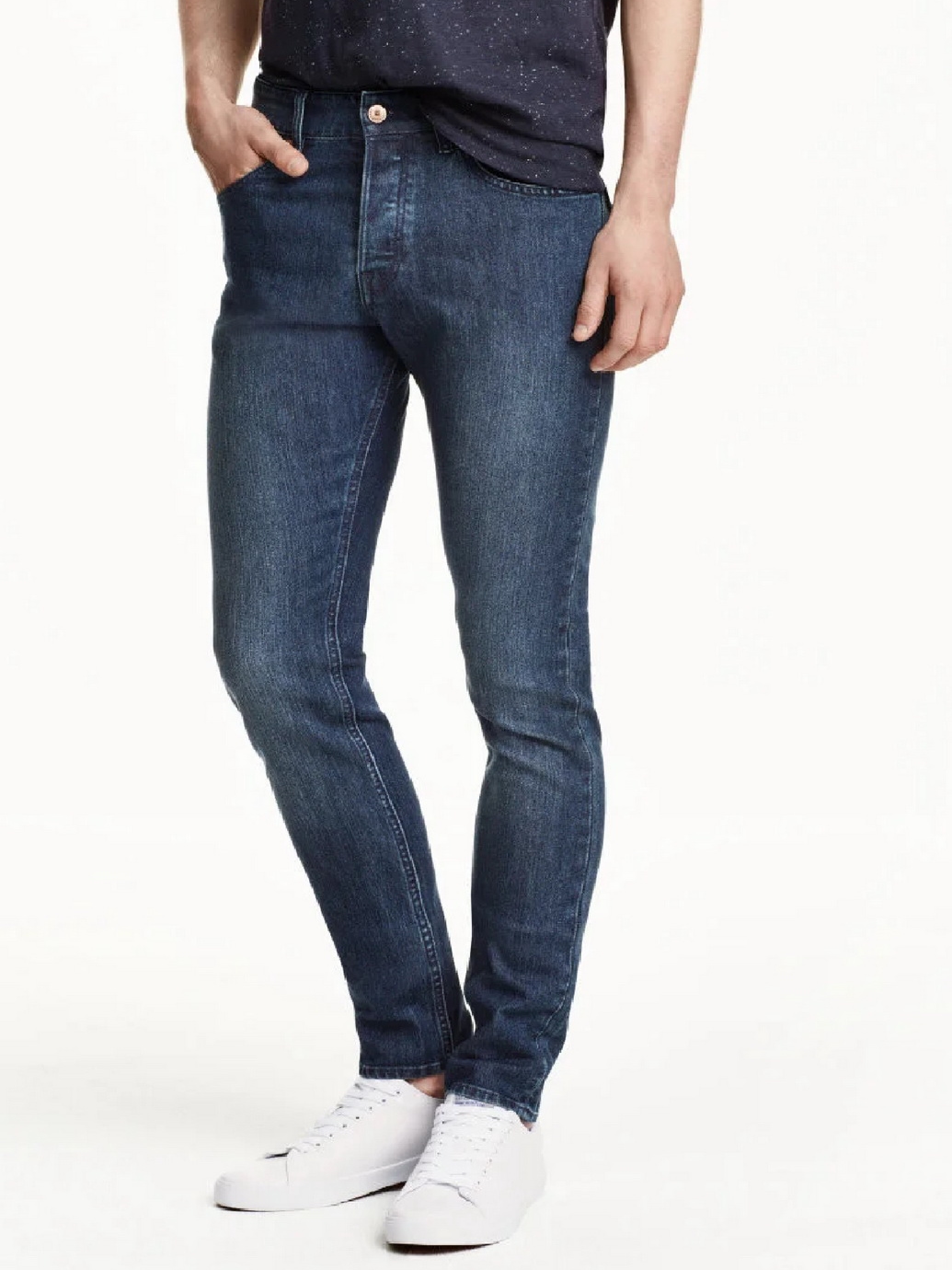 

Джинсы H&M 0197445-2 28/30 Темно-синие (СА2000001656136)