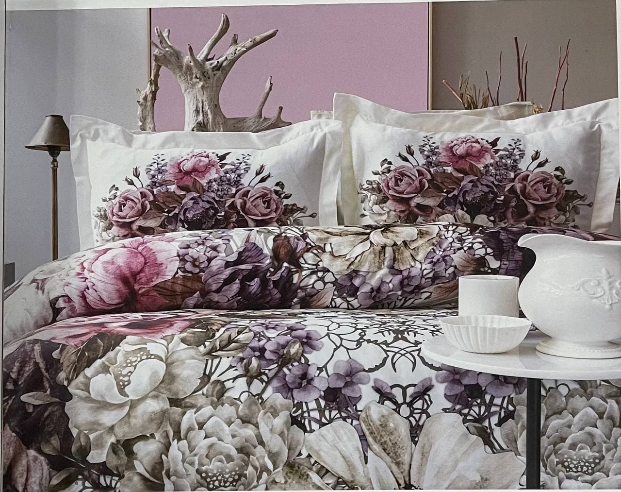 

Комплект постельного белья Pupilla Collection Полированный Сатин (Коттон) 100 Mary Евро 200 x 220 б
