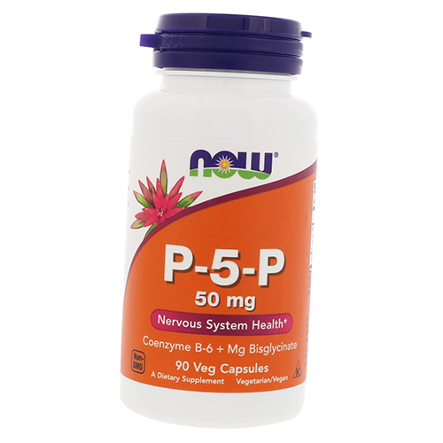 

Магний Витамин В6, P-5-P Caps, Now Foods 90вегкапс (36128378)