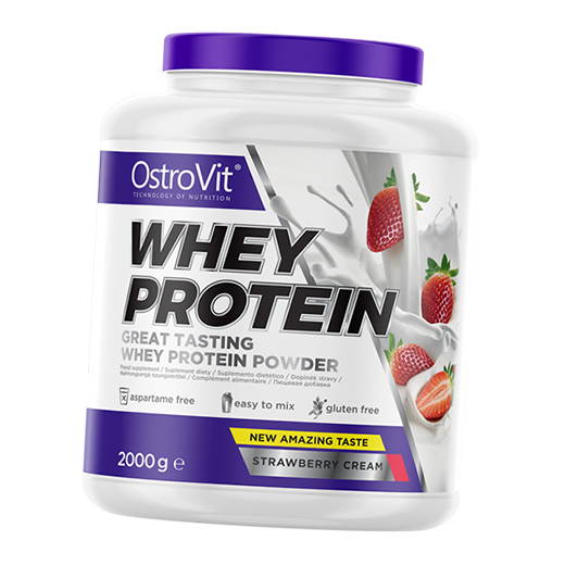 

Whey Protein Ostrovit 2000г Клубника (29250009)