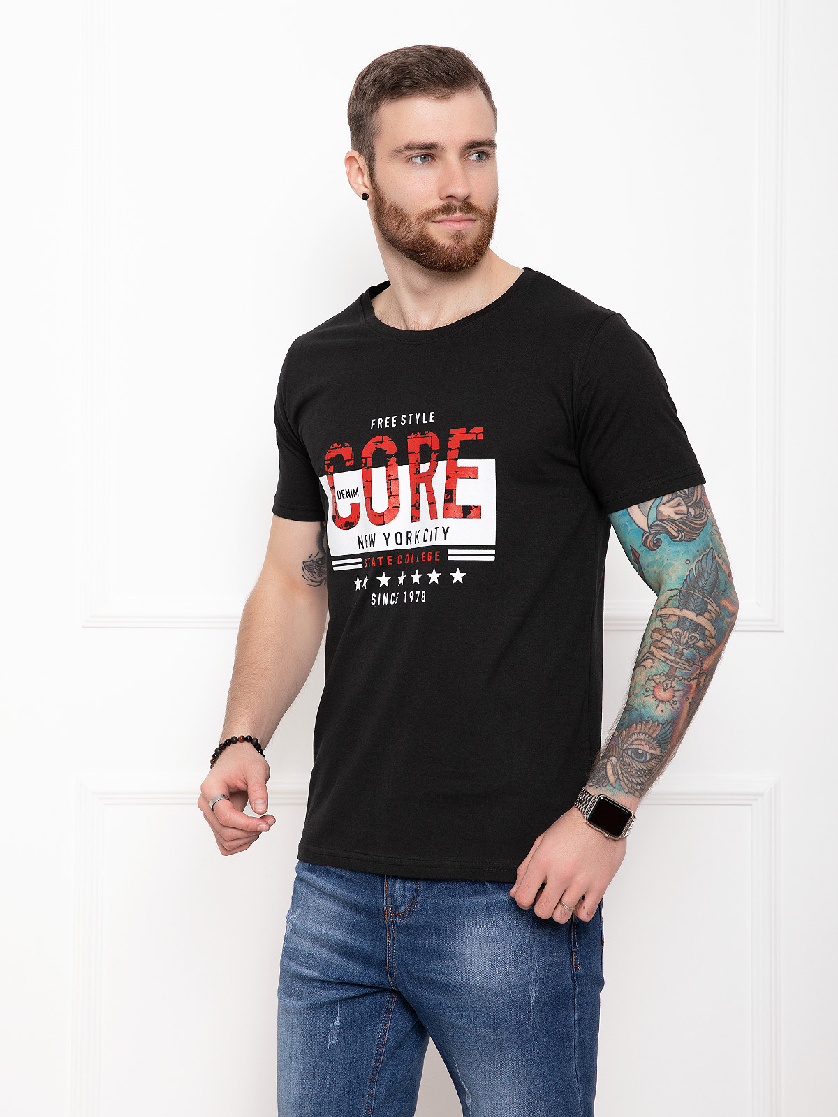 

Футболка ISSA PLUS GN4-34 S Черная