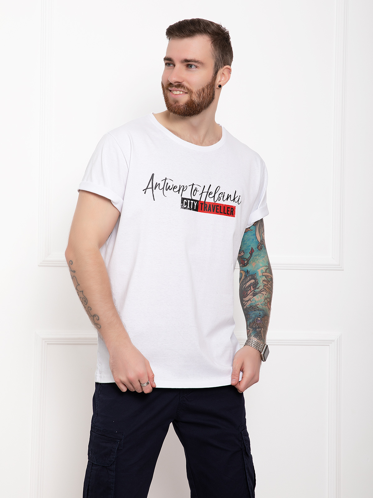 

Футболка ISSA PLUS GN4-35 XXL Белая