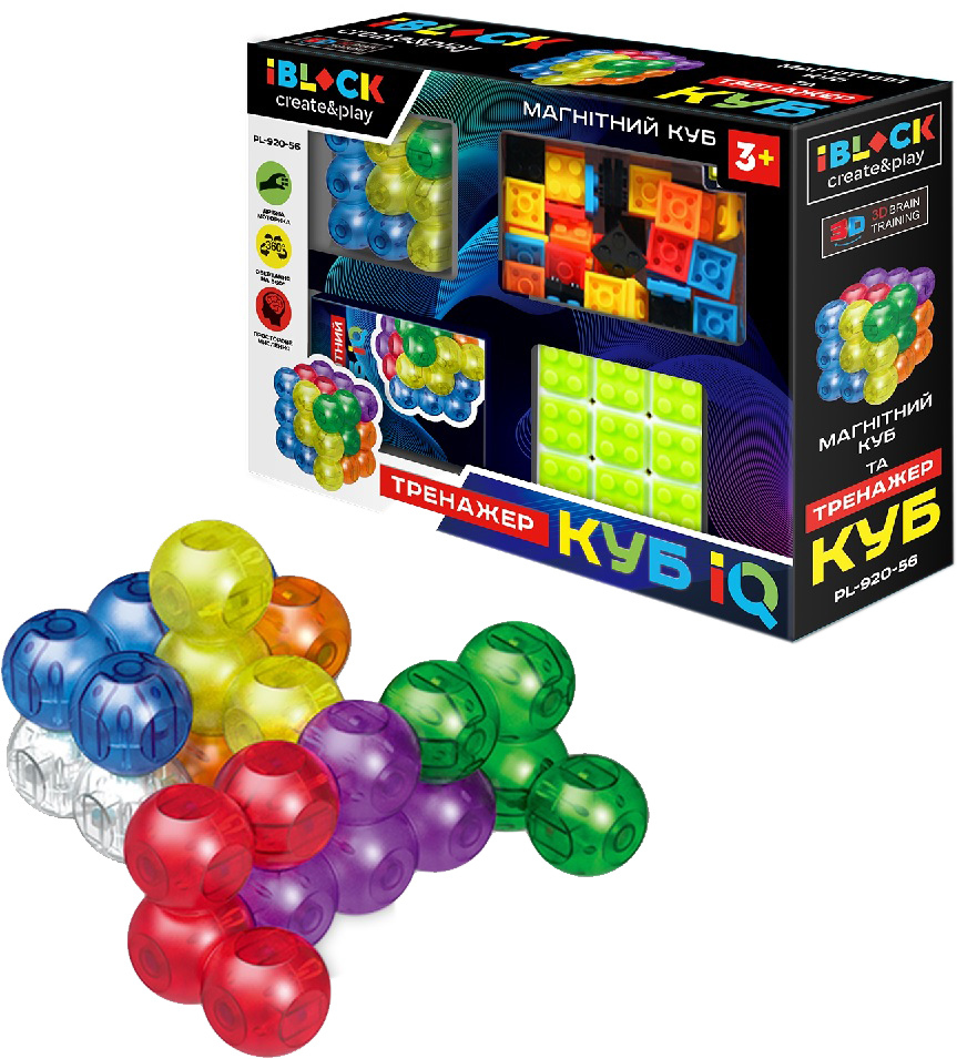 

Игрушка iBlock Магический кубик магнитный (PL-920-56)
