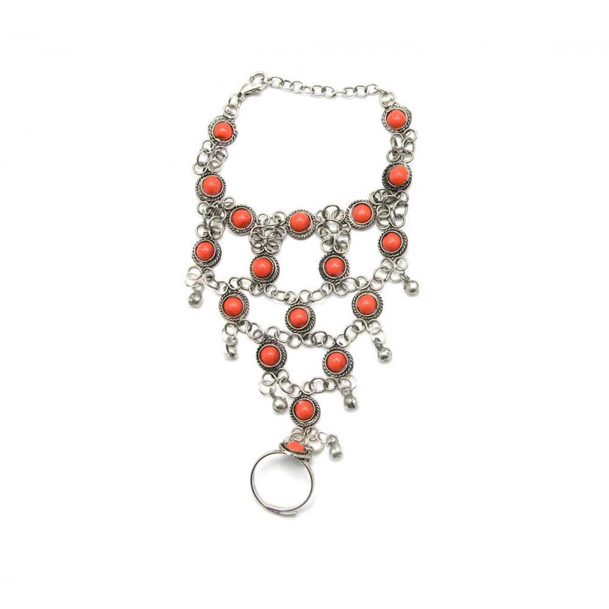 

Браслет С Кольцом 25945 Red