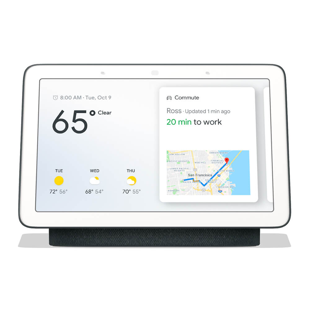 

Контроллер Google Home Hub Assistant Charcoal