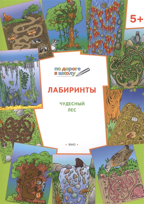 

Лабиринты. Чудесный лес. Тетрадь для занятий с детьми 5-6 лет