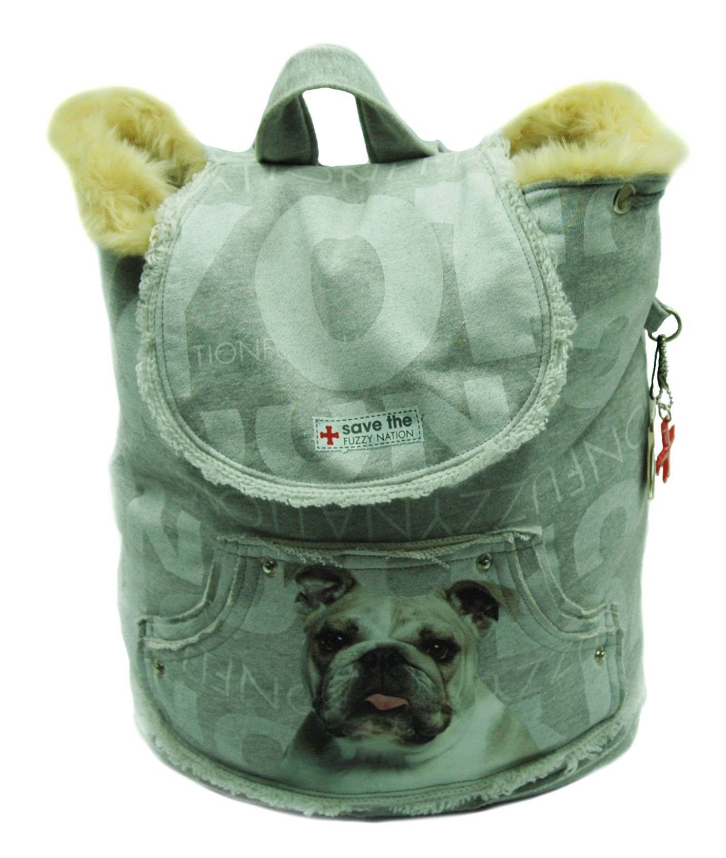 

Рюкзак школьный FUZZY NATION E.Bulldog Серый (HB 593 E.Bulldog)
