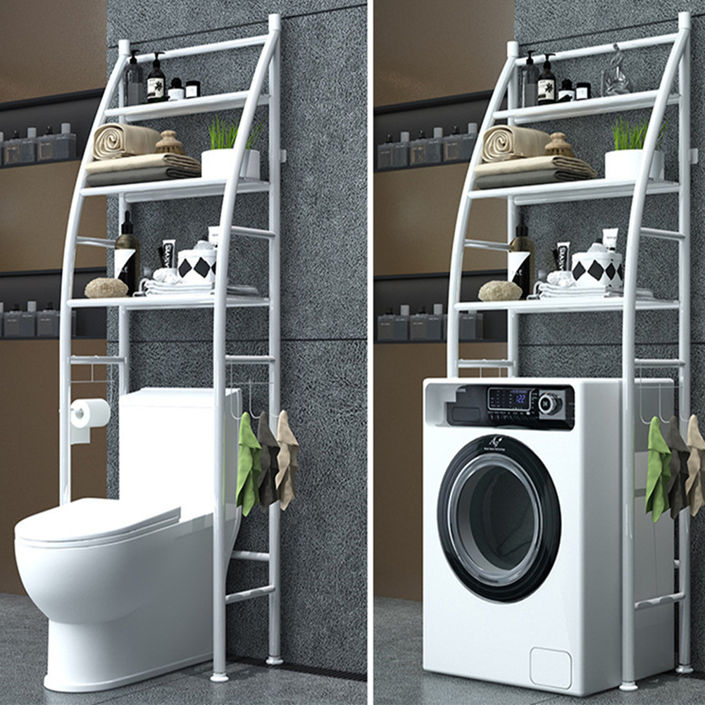 

Полка стеллаж напольная Toilet Rack над унитазом
