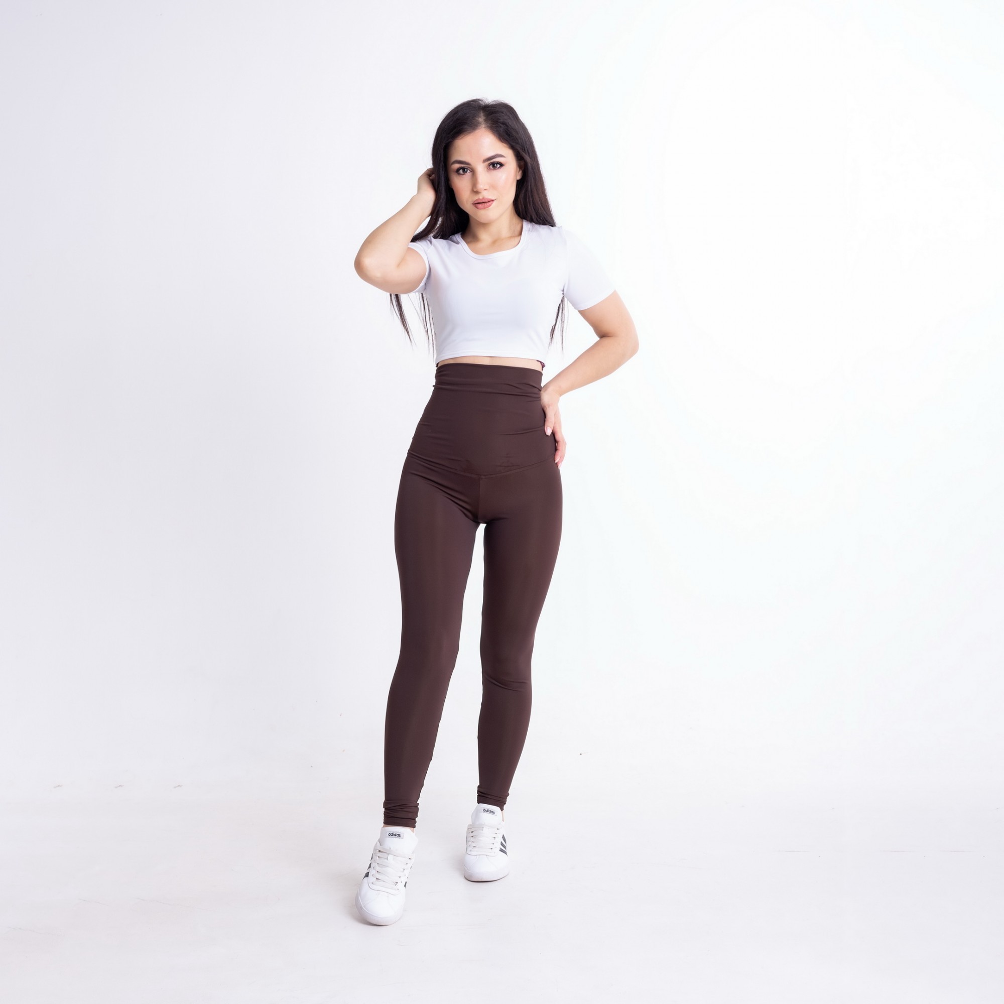 

Лосины FitU спортивные женские Classic Long brown коричневые, Лосины FitU спортивные женские Classic Long brown коричневые L