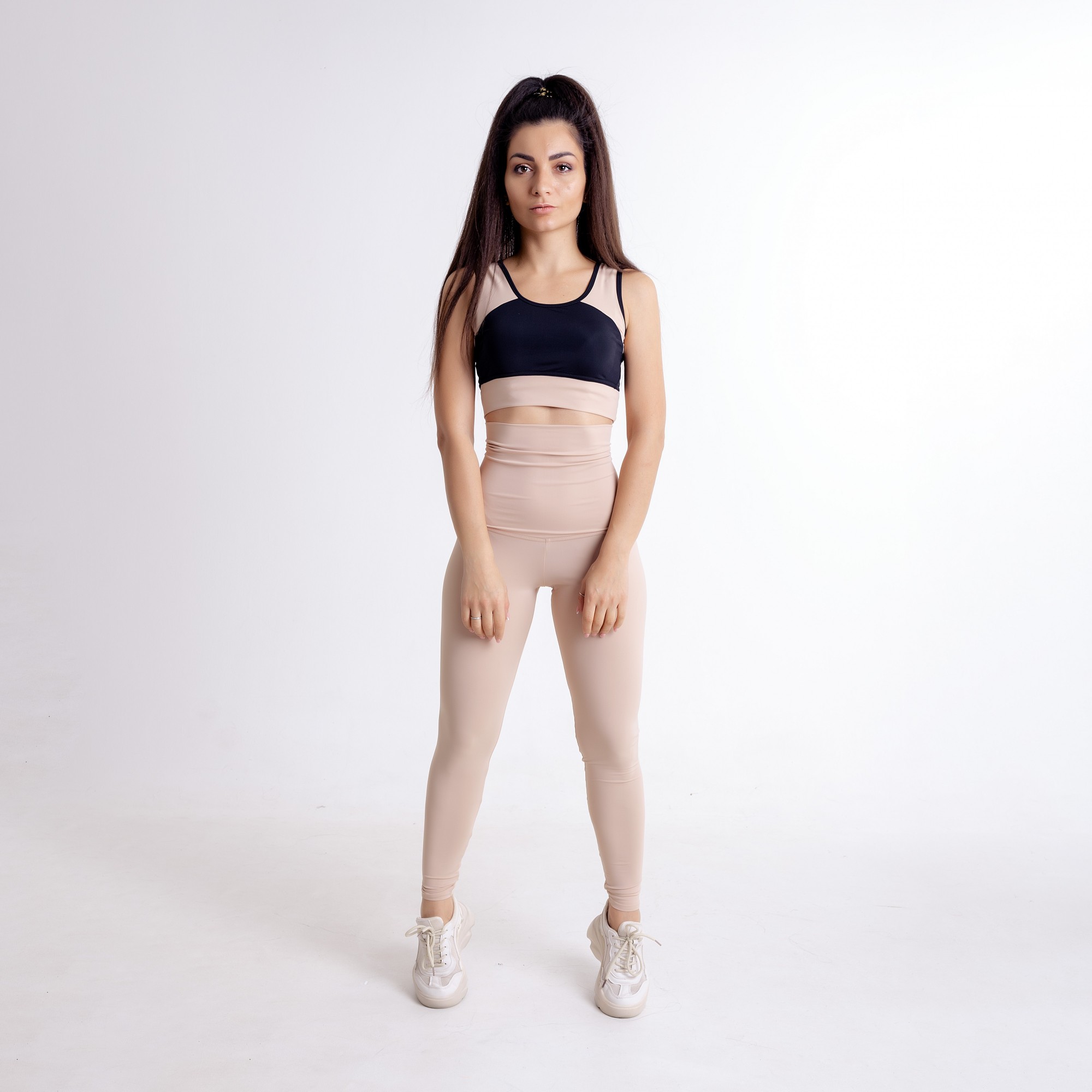 

Лосины FitU спортивные женские Classic Long beige бежевые, Лосины FitU спортивные женские Classic Long beige бежевые XL
