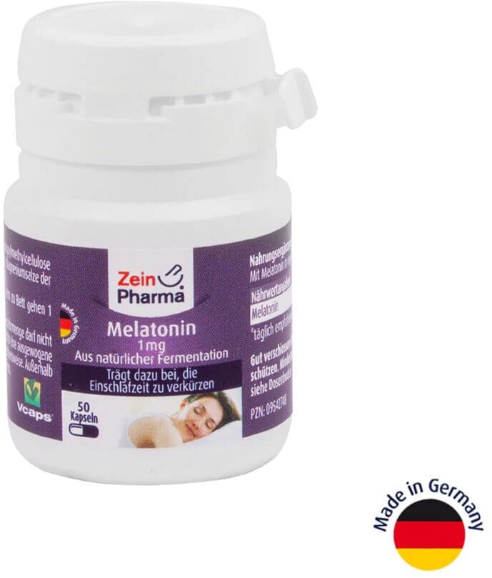 

Мелатонин ZeinPharma 1 мг, 50 капсул (ZP-12883)