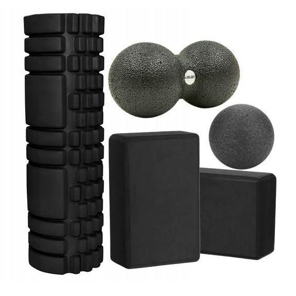 

Масажный набор Yoga Set: мячи Ball 8 см и Duoball 8х17 см, роллер Foam 45х14 см, блоки EVA 2шт. (MS-6675-6664-1551-0858)