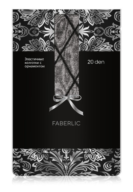 

Эластичные колготки с орнаментом, 20 den, чёрные, размер , moda Faberlic, Эластичные колготки с орнаментом, 20 den, чёрные, размер L, moda Faberlic