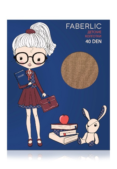 

Колготки детские, плотность 40 den, цвет нюдовый, размер 92-98, Moda Faberlic