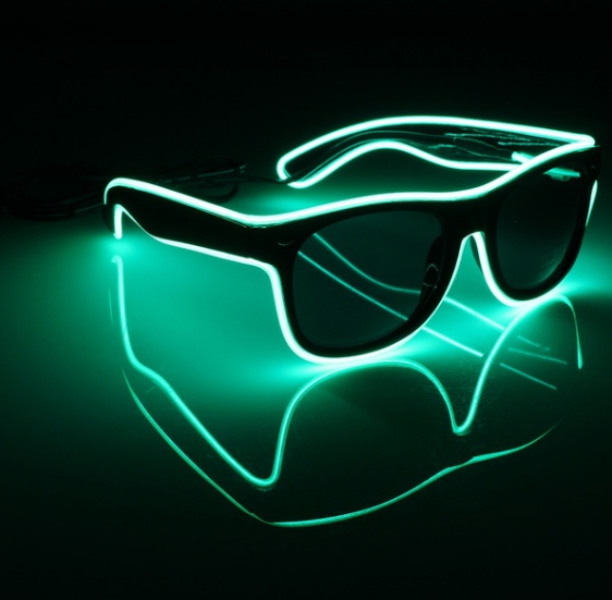 

Очки светодиодные солнцезащитные El Neon fluorescent green неоновые