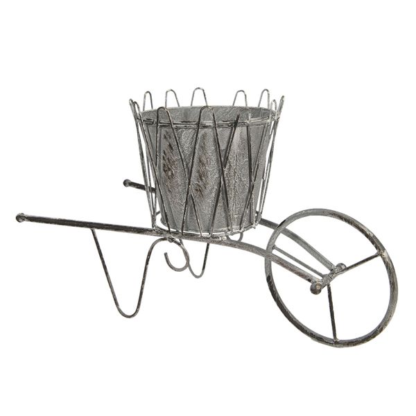

Подставка для кашпо Clayre&Eef Тачка 45*21*26 cm