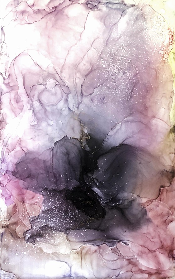 

Интерьерная картина АБСТРАКЦИЯ №7 флюид арт (fluid art) размером 580х900мм Frames Posters Decor