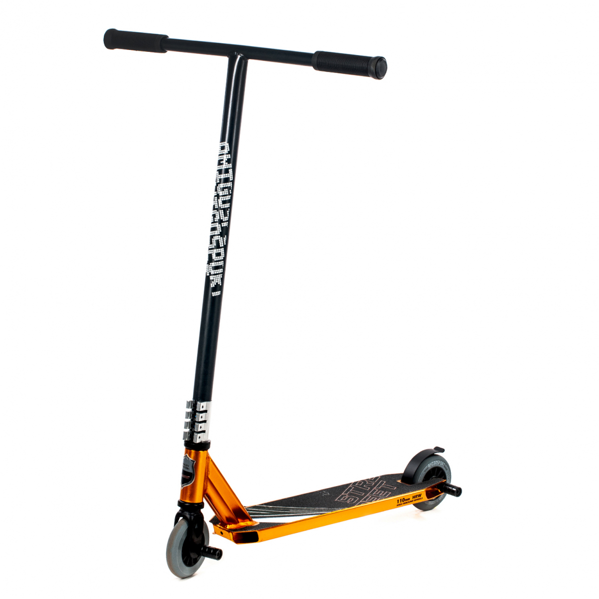 

Трюковый самокат Amigo Sport STREET OX с рулевой системой HIC + 2 пеги, Золотистый