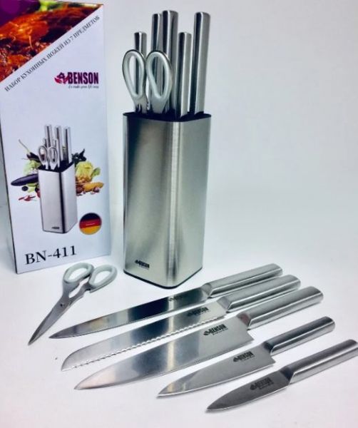 

Набор ножей 7 предметов Benson BN-411