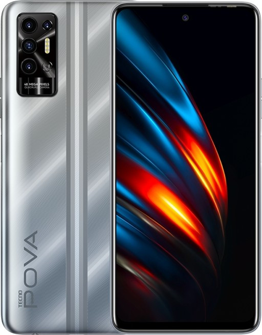 

Мобильный телефон Tecno POVA 2 4/128GB Polar Silver