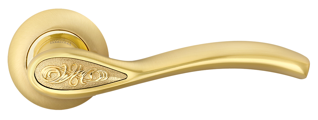 

Ручка дверная Z-1313 PB/SB Mira (4040)